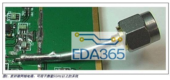 用于5ghz以上rf测量的微同轴“尾缆”