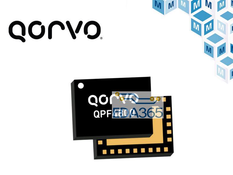qorvo qpf4800双频wi-fi 6前端模块贸泽开售